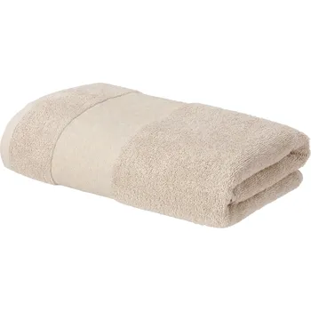 Osuška LIVARNO® Froté osuška, 70 x 140 cm (šedá/vzorkovaná béžová)