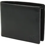 Pánská kožená peněženka černá - střední velikost Nivasaža N219