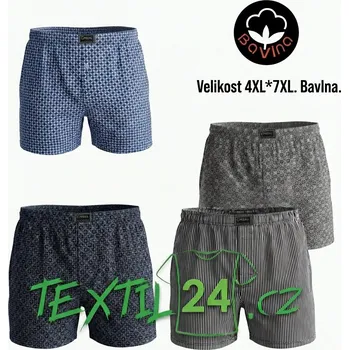 Pánské spodní prádlo PESAIL 401 Pánské boxerky nadměrné 4XL–7XL, 2 kusy v balení Velikost: 6XL 3+1 ZDARMA (přidejte 4 ks do košíku)