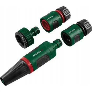 Zavlažování Parkside - zahradní postřikovač s připojovací sadou, 13-15 mm