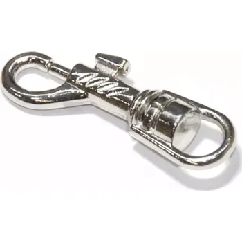 Karabina galanterní otočná 47/8,5 mm, niklovaná