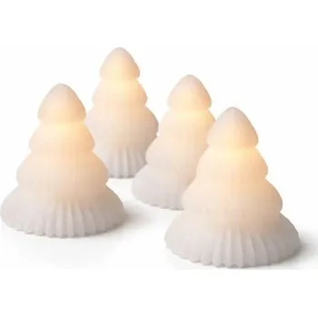 Vánoční dekorace SIRIUS LED wax candle tree, set of 4, 7 cm