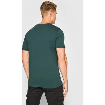 Pánské tričko Alpha Industries T-Shirt Basic 100501 Zelená Regular Fit 3XL