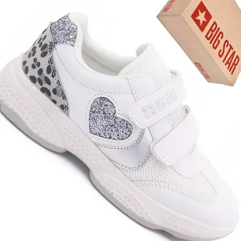 Dívčí tenisky Big Star Dívčí sportovní boty KK374022 Bílé 31