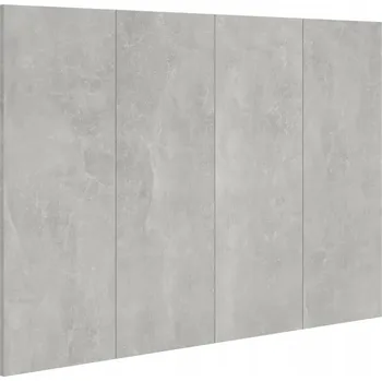Čelo postele VidaXL šedé 120 cm x 80 cm dřevotříska