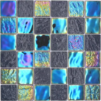 Obklad Skleněná mozaika WzorcowniaStudio 29,8 x 29,8 cm, odstíny modré