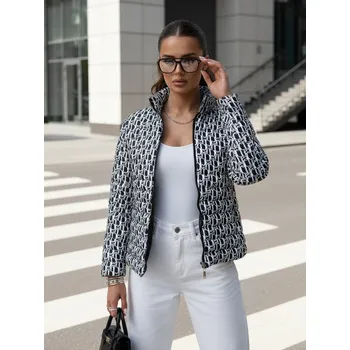 Dámská bunda Dámská přechodná krátká prošívaná bunda MY DEAR černá FashionStreet TY4505 XL