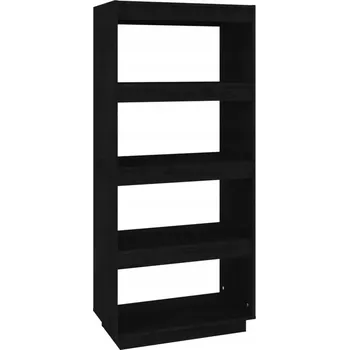 Knihovna Regál VidaXL 810873, 72 cm x 36,5 cm x 35 cm, černý