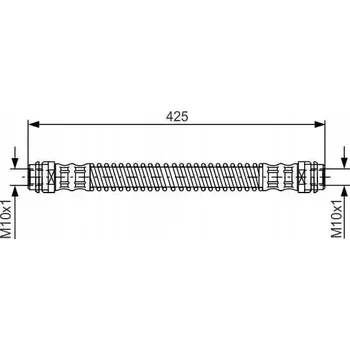 Brzdová hadice Bosch 1 987 476 330 Flexibilní brzdová hadice