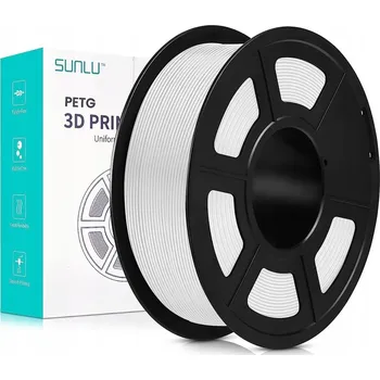 Filament Filament PETG Sunlu 1,75 mm 1 kg bílý