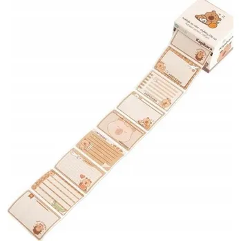 samolepka SAMOLEPKY NA ROLI ETIKETY KAPYBARA 7,5 X 6,5 CM 256 KS dpCraft jmenovky