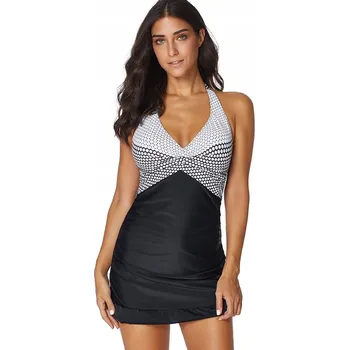 Dámské plavky PLAVKY ŠATY DVOUDÍLNÉ XXL