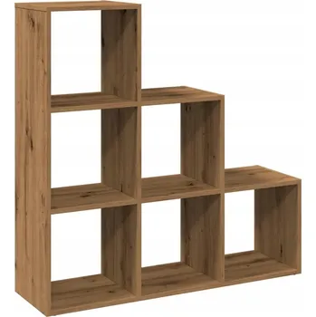 Knihovna Regál VidaXL 99 cm x 99 cm x 29 cm dub artisan