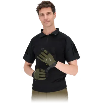 Rybářské oblečení Tactical Guard CAMOSOL Polo Tričko Black