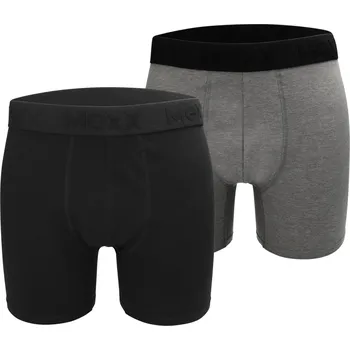 Boxerky MEXX Pánské boxerky, 2 kusy (černá / středně šedá, XXL)