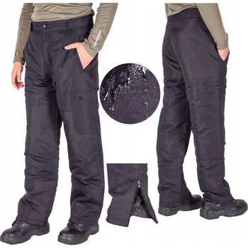 Snowboardové kalhoty Zateplené PÁNSKÉ lyžařské kalhoty VODĚODOLNÉ FIRI černé L