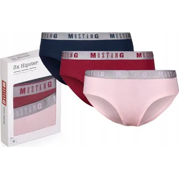 Dámské spodní prádlo Kalhotky hipster Mustang bavlna / modal 3-pack vel. L