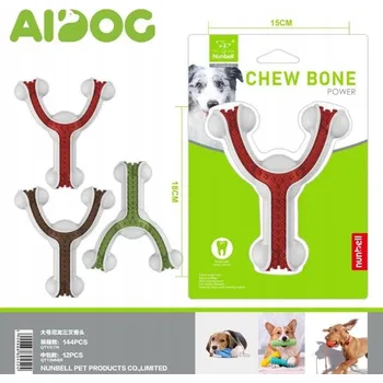 Hračka pro psa Velká nylonová trojúhelníková kost pro psy - Hračka