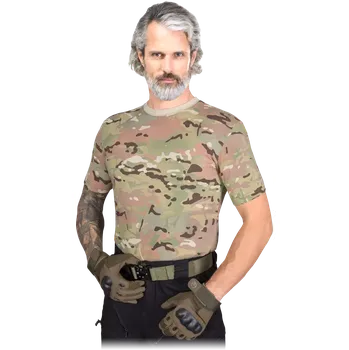 Rybářské oblečení Reis Tactical Guard TARNUNG Tričko Brown/Camo