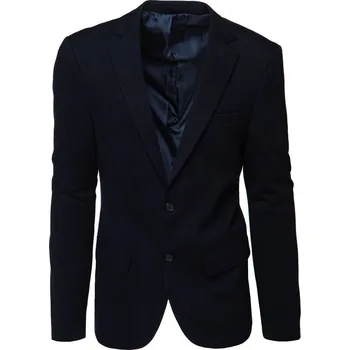 Pánské sako Pánské jednořadové sako v tmavě modré barvě FashionStreet MX0632 185