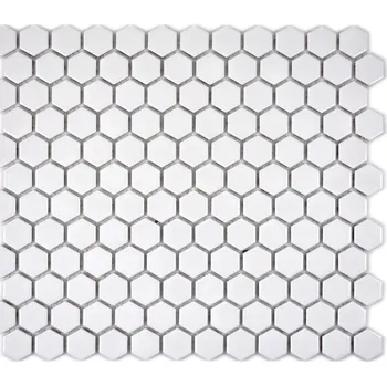 Obklad Keramická mozaika WzorcowniaStudio 26 x 30 cm bílá