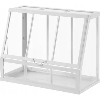 Skleník IKEA ÅKERBÄR Mini skleník bílý 45 cm