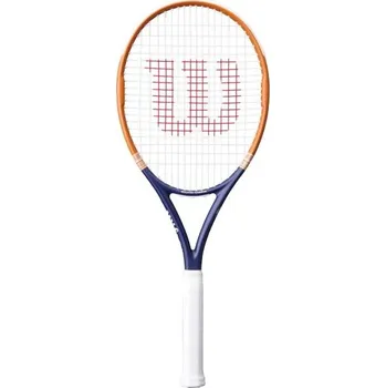 Míčový sport Tenisová raketa Wilson ROLAND GARROS EQUIPE HP 4 Tmavě modrá, Hnědá, Bílá