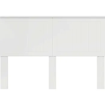 Čelo postele s čelo Lesklá Bílá 140 cm Kompozitní dřevo