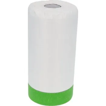 Zakrývací fólie na malování OCHRANA PROTI STŘÍKÁNÍ S OCHRANNOU FÓLIE A MASKOVACÍ PÁSKOU 210 CM X 20 M