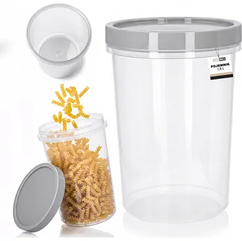 Dóza na potraviny Nádoba na polévku a potraviny s těsněním, velká kuchyňská dóza na salát 1,6 l