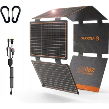 IP kamera SOLÁRNÍ PANEL NABÍJEČKA FLEXSOLAR S60 FOTOVOLTAICKÝ KEMPING USB-C