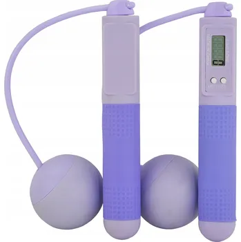 Švihadlo Švihadlo Stayer Sport plastové 20 cm fialové