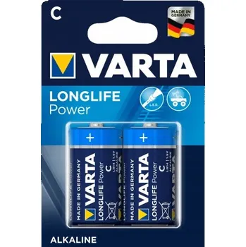 Článková baterie VARTA LR14 C LONGLIFE alkalické baterie, balení 2 ks