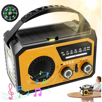 IP kamera Oranžové nouzové rádio AM/FM s powerbankou 10000 mAh