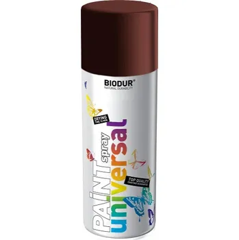 Barva ve spreji BIODUR Email Vínová červená RAL 3005 400ml