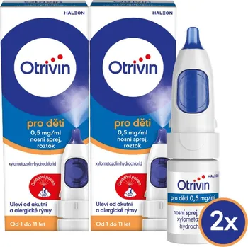 Lék na kašel, rýmu a nachlazení Otrivin 0,5 mg/ml 10 ml