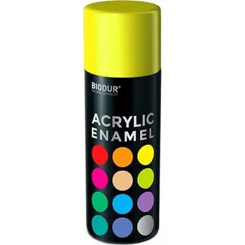 Barva ve spreji BIODUR Akrylový email ve spreji - žlutá 400ml/RAL 1023