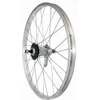 Zapletené kolo kolo zapletené s torpédem Velosteel 26" 559-21 zadní 36 děr stříbrné