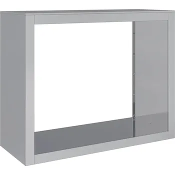 VidaXL Stojan na palivové dřevo, 100x40x80 cm, ocel ocel