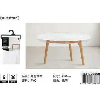 ubrus Průhledný PVC ubrus s okrajem φ70