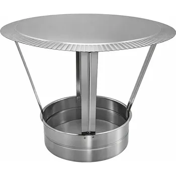 Komín Stříška na komín fi 160 mm, komínová hlavice, zakončení komínu, deštník, komínový systém