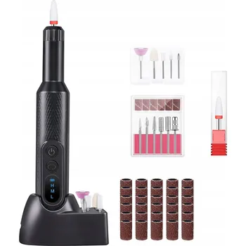 SADA BEZDRÁTOVÉ BRUSKA NA NEHTY SE STANICÍ PRO MANIKÚRU A PEDIKÚRU