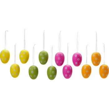 Velikonoční dekorace 700512 - Tchibo - Velikonoční vajíčka - barva: zelená
