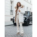 Dámská zimní bunda VIRELIA prošívaná s kapucí bílá FashionStreet TY4938 M