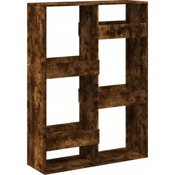 Knihovna Regál, kouřový dub, 100x33x135 cm, dřevotříska