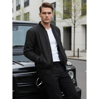 Pánská bunda bomber černá FashionStreet TX4423 M