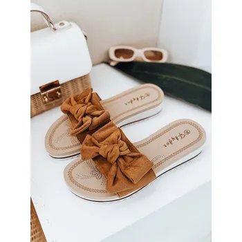 Dámské polobotky Dámské žabky LOVESLIDE camel FashionStreet ZY0996 40