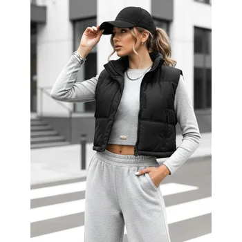 Dámská vesta Dámská prošívaná vesta černá FashionStreet TY5197 XL