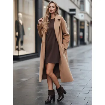 Dámské polobotky Dámské hnědé boty FashionStreet na podpatku ZY1315 37