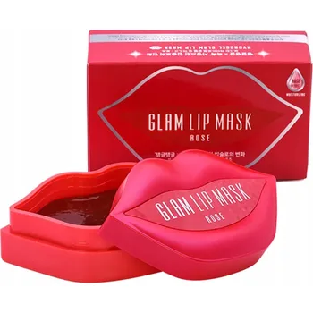 Péče o rty Maska na rty BEAUUGREEN Hydrogelová maska na rty Glam Lip Mask Ros